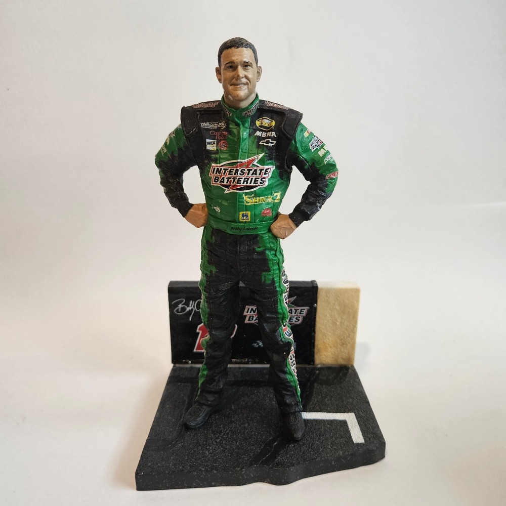 Bobby Labonte NASCAR Interstate Batteries Shrek 2 Racing Figure 7 inch